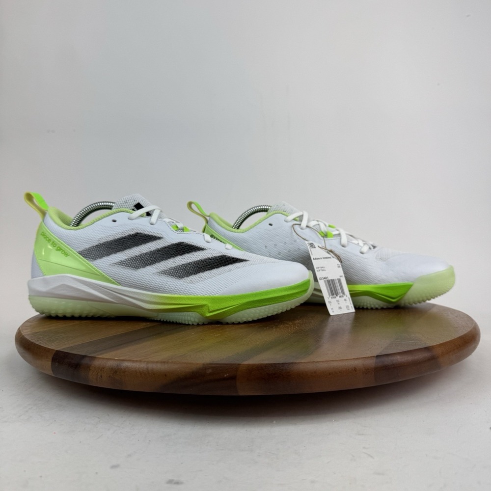 New‎ NWT Womens Adidas Zero Instict Turf White Softball Sneakers Shoes Size 11 M